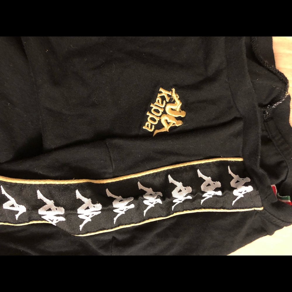 Black and Gold Kappa T Shirt